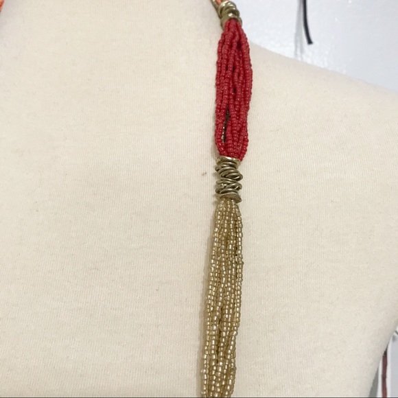 • Artisan • Glass Beaded Necklace - Picture 3 of 5